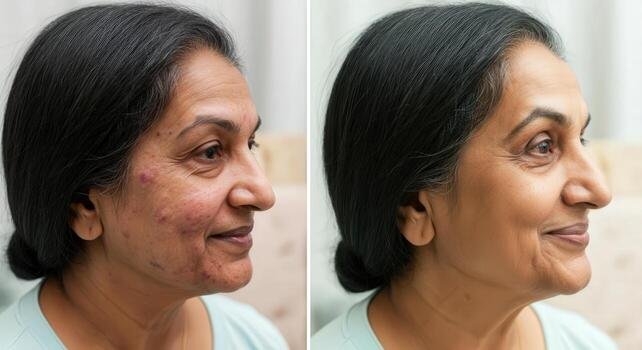 transformation-journey-of-mature-indian-woman-s-skin-before-and-after-treatment-photo